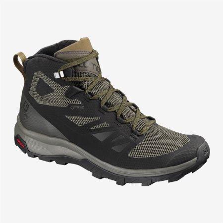 Scarpe Trekking Salomon OUTline Mid GTX Uomo Nere IT 7-K58